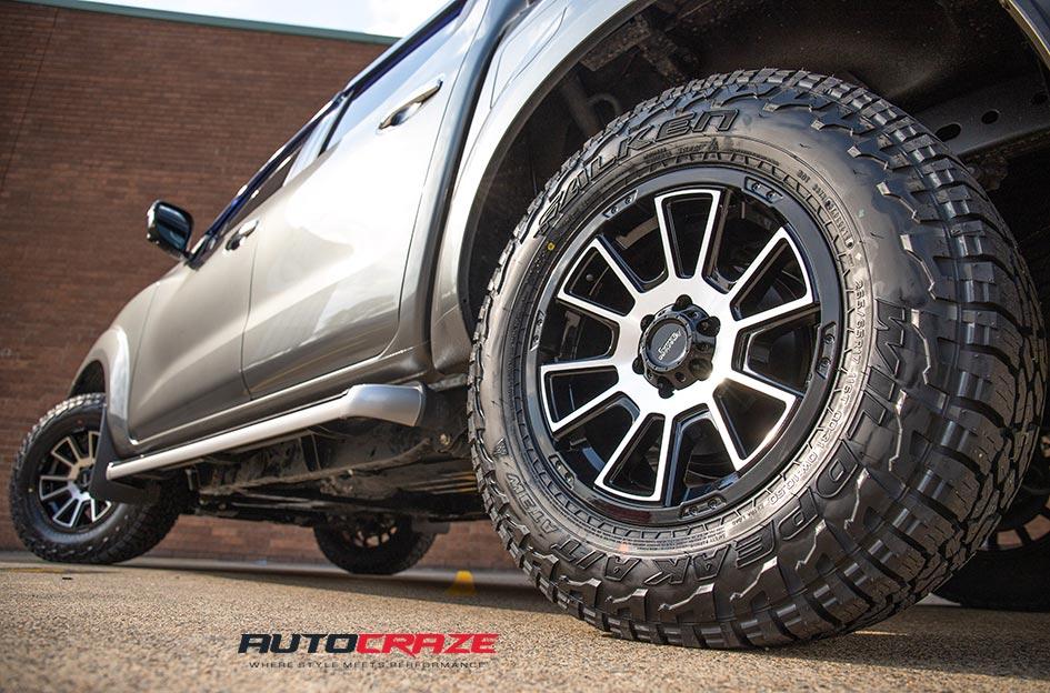 NISSAN NAVARA AR933 INTAKE GLOSS BLACK MACHINED